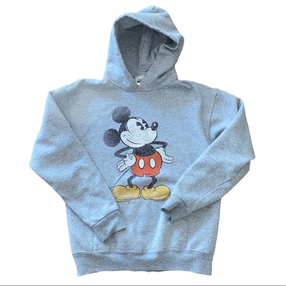 Disney Other - Disney Park Gray Mickey Mouse Kids Hoodie